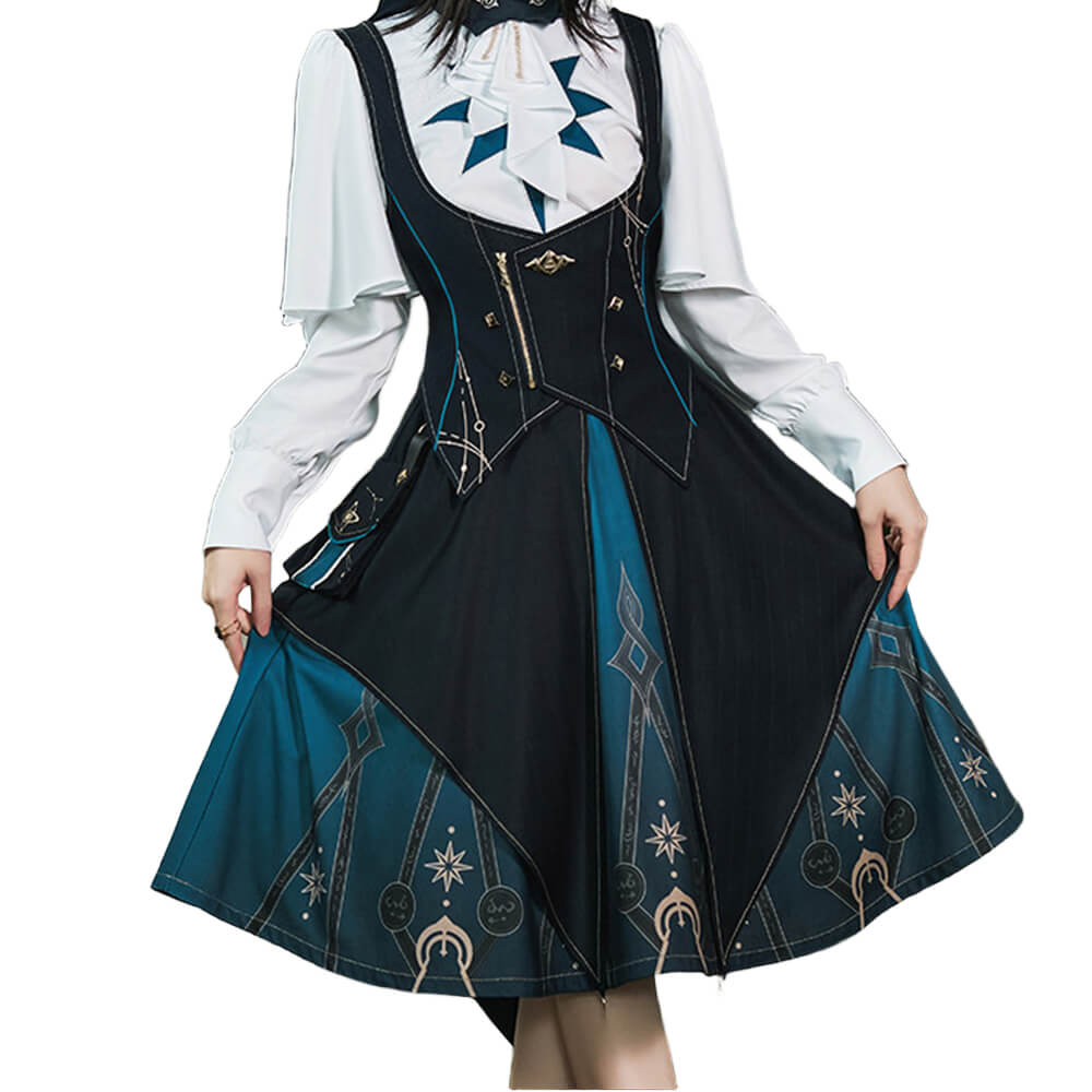 Game Honkai: Star Rail Anaxa Cosplay Skirt 