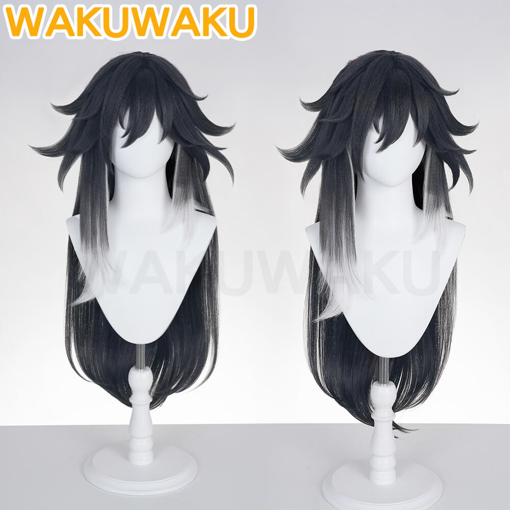 WakuWaku Game Honkai: Star Rail Ashveil Wig HSR Men 80CM Hair