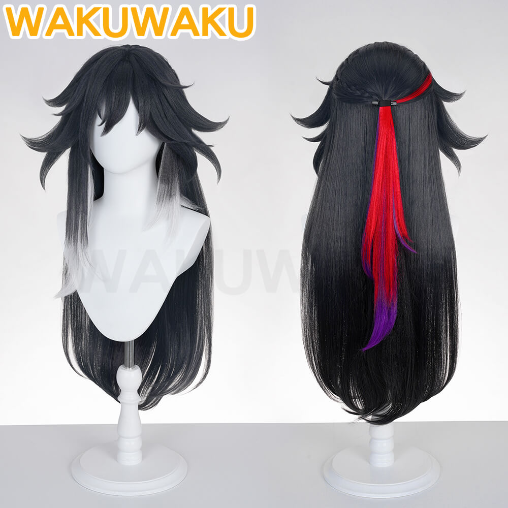 WakuWaku Game Honkai: Star Rail Ashveil Wig HSR Men 80CM Hair