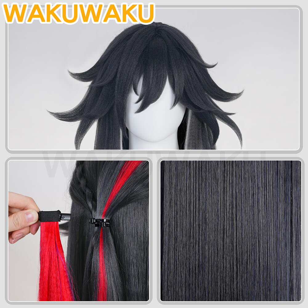 WakuWaku Game Honkai: Star Rail Ashveil Wig HSR Men 80CM Hair