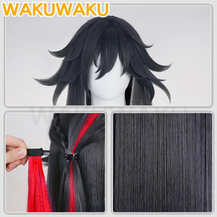 WakuWaku Game Honkai: Star Rail Ashveil Wig HSR Men 80CM Hair