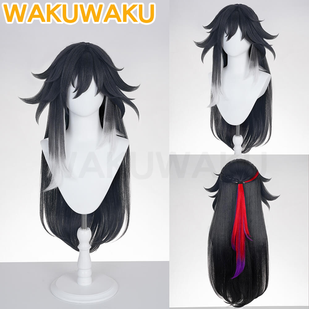 WakuWaku Game Honkai: Star Rail Ashveil Wig HSR Men 80CM Hair