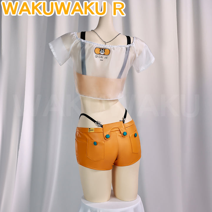 Belle Wise Cosplay Costume Game Zenless Zone Zero WakuWaku-R ZZZ Women Men Swimsuit Halloween Summer Cosplay