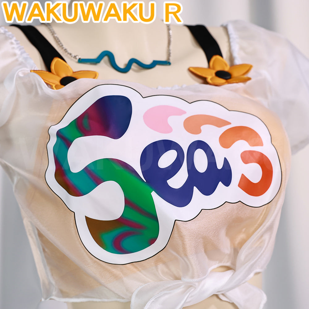 Belle Wise Cosplay Costume Game Zenless Zone Zero WakuWaku-R ZZZ Women Men Swimsuit Halloween Summer Cosplay