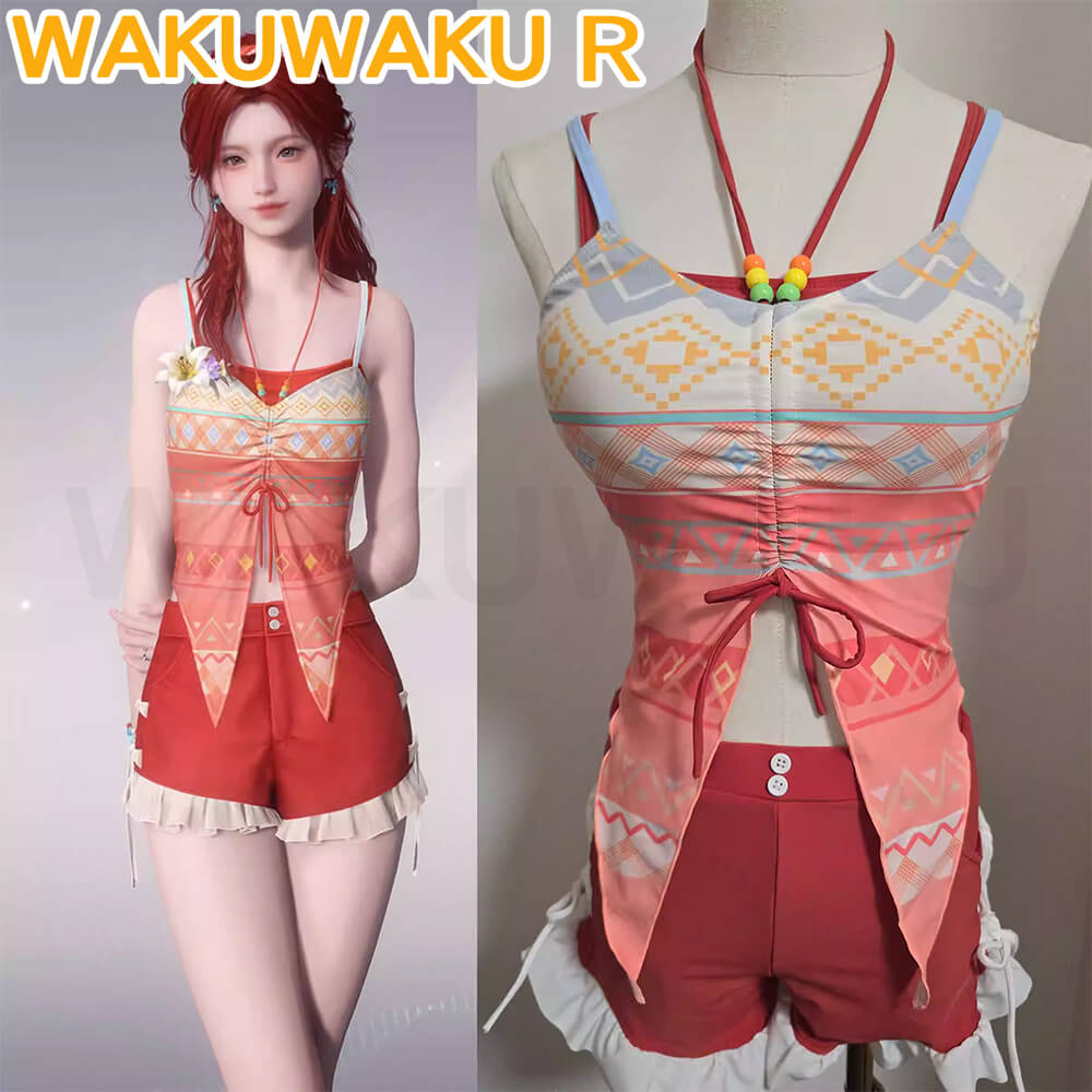 Caleb Zayne Hunter Cosplay Costume Game Love and Deepspace WakuWaku-R Swimsuit Rafayel Sylus Xavier Zayne Caleb Heroine Cosplay