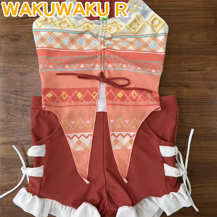Caleb Zayne Hunter Cosplay Costume Game Love and Deepspace WakuWaku-R Swimsuit Rafayel Sylus Xavier Zayne Caleb Heroine Cosplay