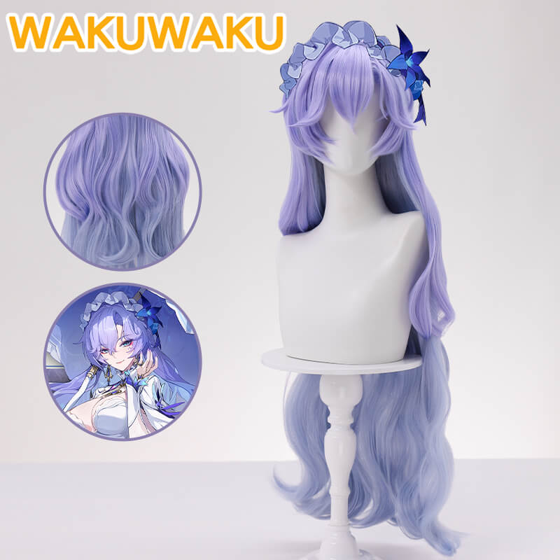 Cantarella Wig Game Wuthering Waves Cosplay Women Purple 100cm Long Wig Cantarella Cosplay