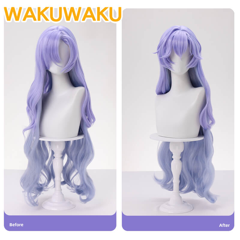 Cantarella Wig Game Wuthering Waves Cosplay Women Purple 100cm Long Wig Cantarella Cosplay