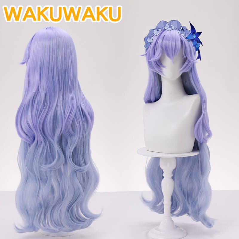 Cantarella Wig Game Wuthering Waves Cosplay Women Purple 100cm Long Wig Cantarella Cosplay