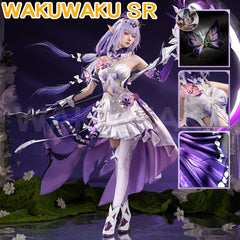 【In Stock】Wakuwaku-SR Game Honkai: Star Rail Castorice Cosplay HSR Purple Dress