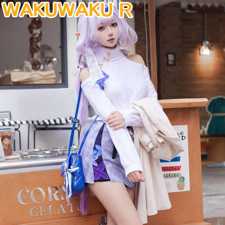 【In Stock】Castorice Cosplay Costume Game Honkai: Star Rail WakuWaku-R HSR Women Daily HSR Halloween