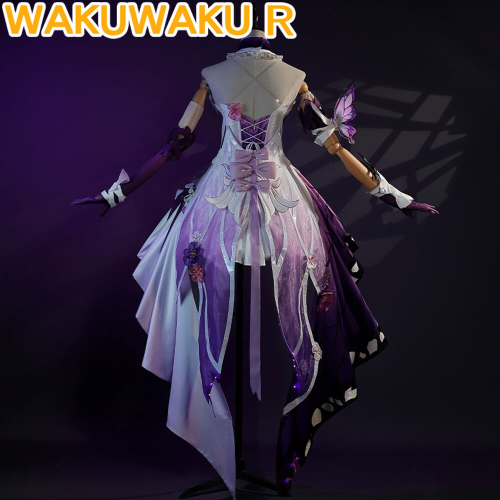 Castorice Cosplay Costume Game Honkai: Star Rail HSR Women Purple Dress Castorice Amphoreus Cosplay Plus Size