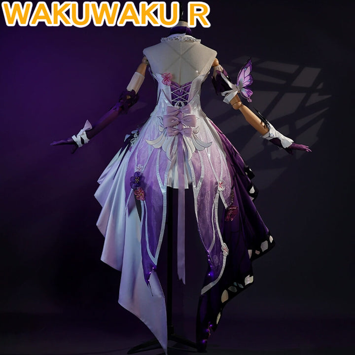 Castorice Cosplay Costume Game Honkai: Star Rail HSR Women Purple Dress Castorice Amphoreus Cosplay Plus Size