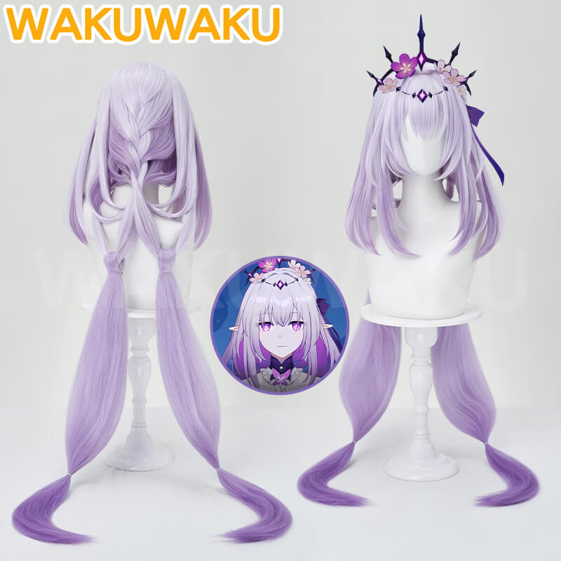 Castorice Wig Game Honkai: Star Cosplay WakuWaku Women Purple Long Hair Castorice Cosplay High Heat Resistant Hair