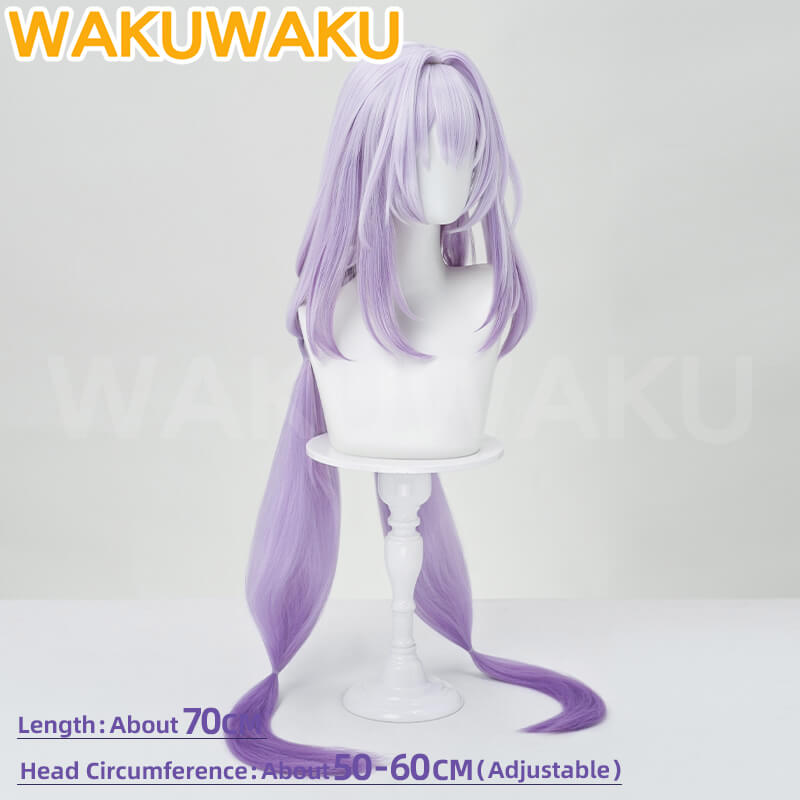 Castorice Wig Game Honkai: Star Cosplay WakuWaku Women Purple Long Hair Castorice Cosplay High Heat Resistant Hair