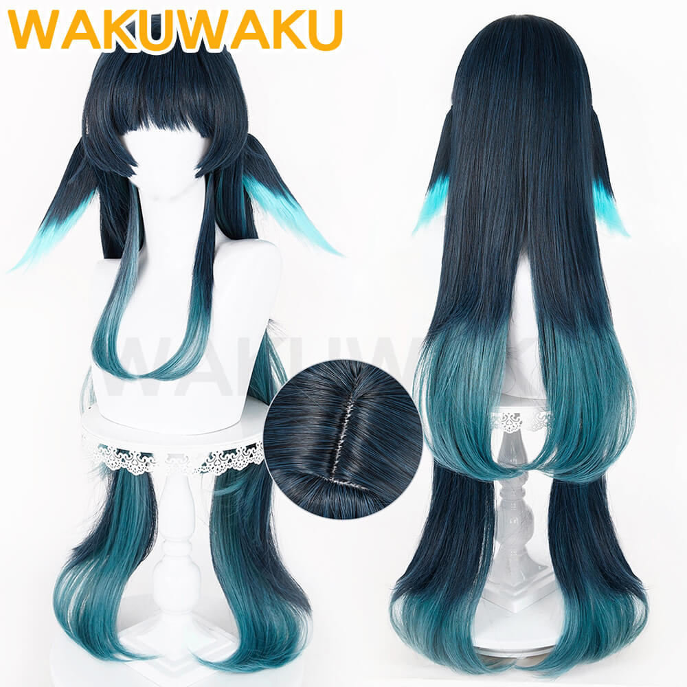 Game Genshin Impact Celaeno Cosplay Wig Women Long Hair