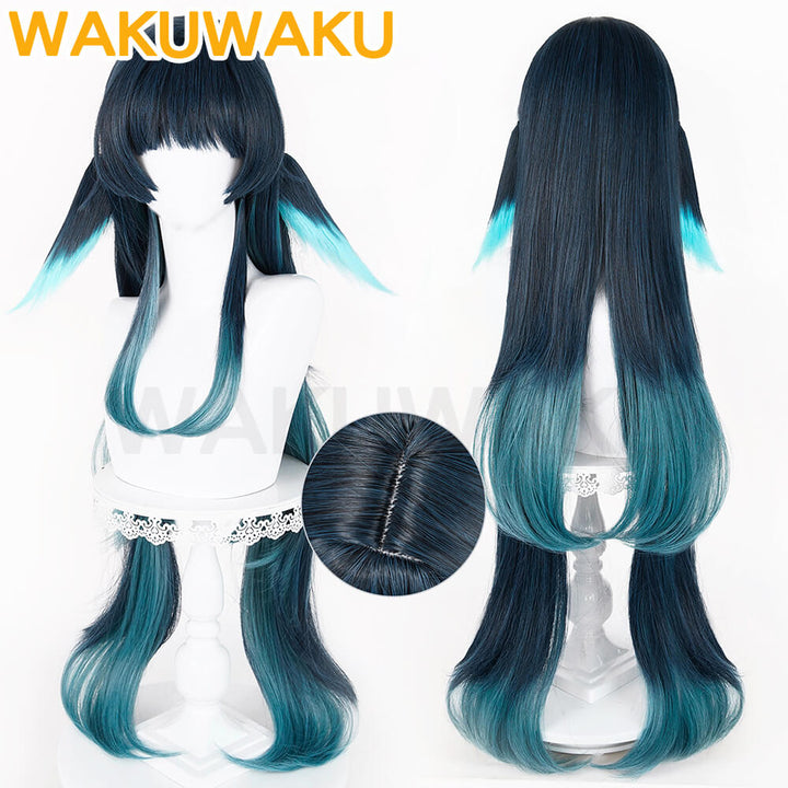 Game Genshin Impact Celaeno Cosplay Wig Women Long Hair