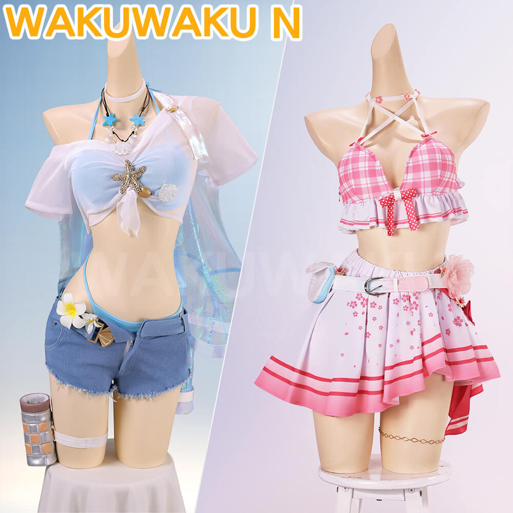 Game Wuthering Waves Lynae Chisa Cosplay Sexy Swimsuit