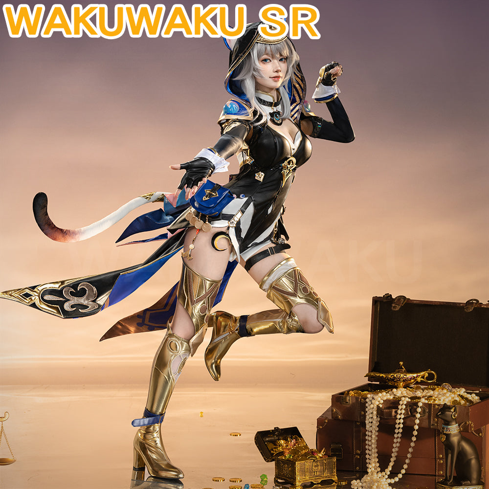 Cifera Cosplay Costume Game Honkai: Star Rail HSR Women Cute Cat Cifera Amphoreus Cosplay Mental Accessories