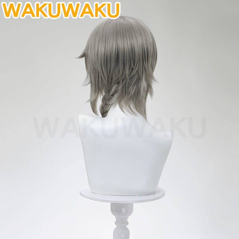Cipher Wig Game Honkai: Star Rail WakuWaku Women Cute Gray Hair Cipher Cosplay High Heat Resistant Wig