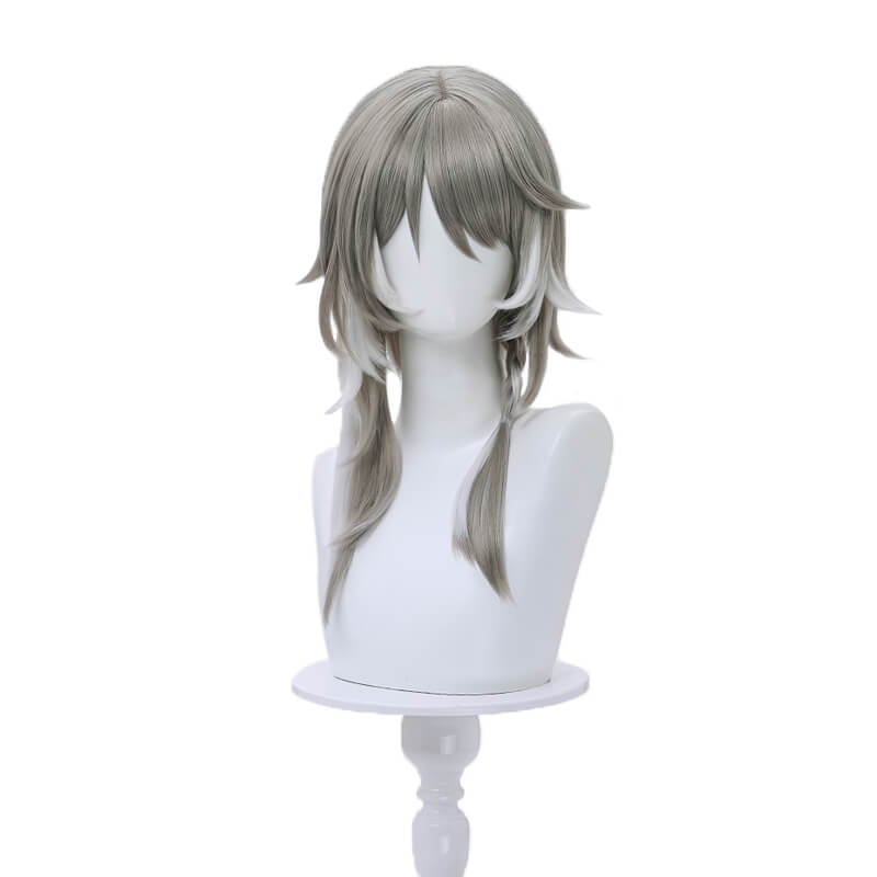 Cipher Wig Game Honkai: Star Rail WakuWaku Women Cute Gray Hair Cipher Cosplay High Heat Resistant Wig