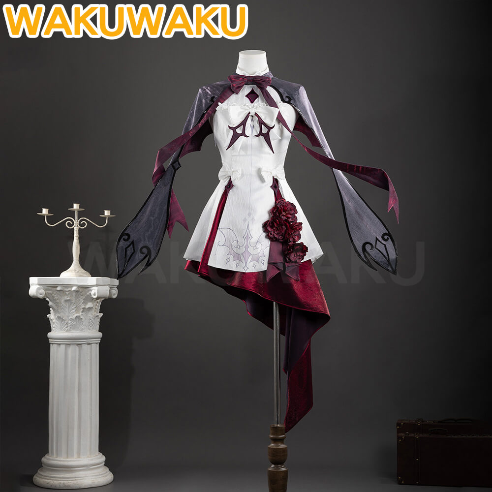 Game Genshin Impact Columbina Cosplay Vampire Maiden Suit