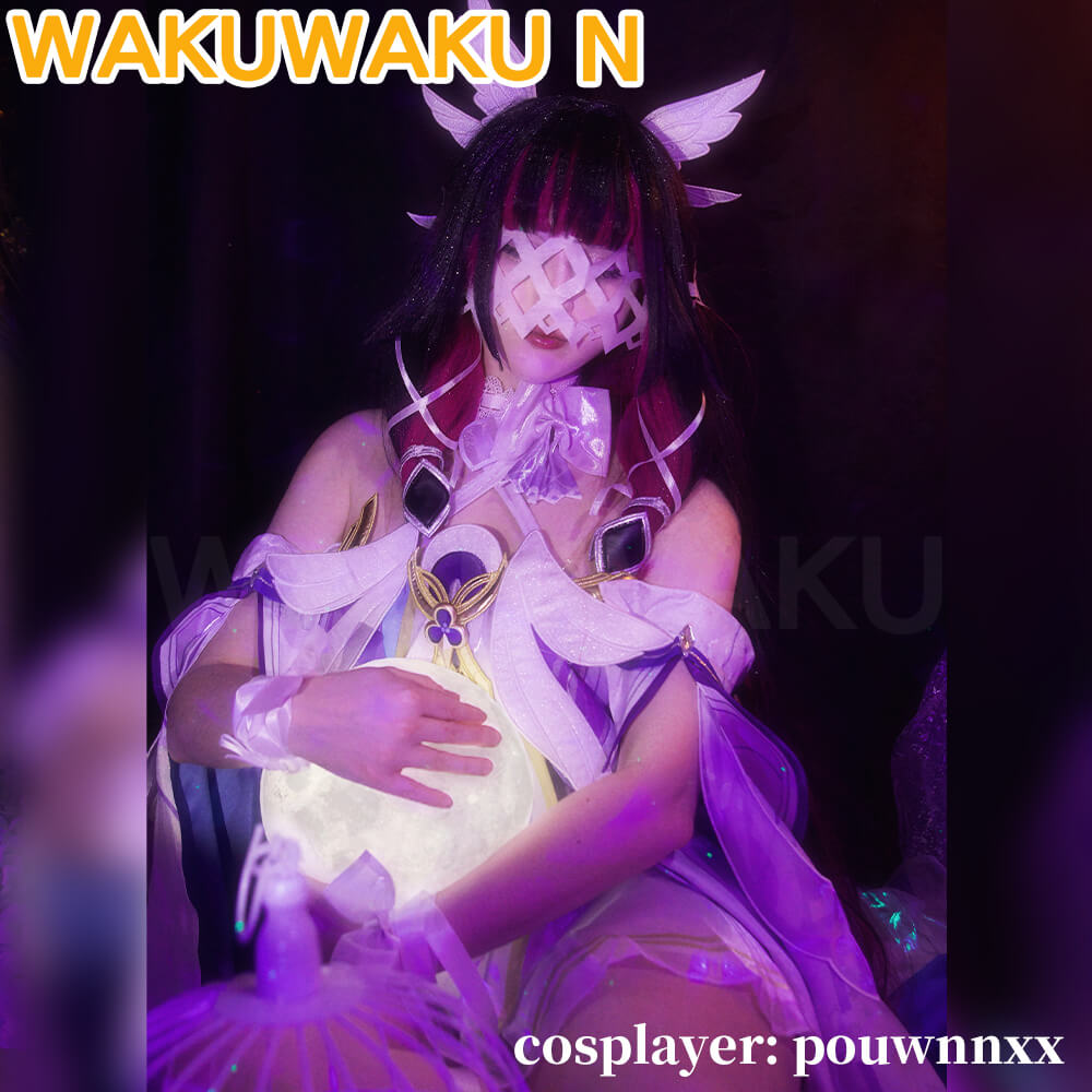 【In Stock】WakuWaku-N Game Genshin Impact Columbina Cosplay Moon Maiden Columbina Nod Krai