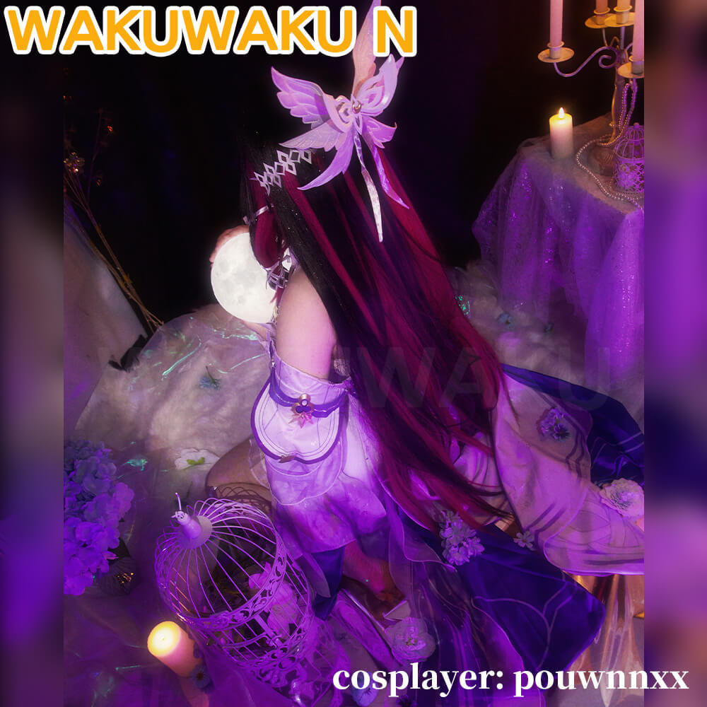 【In Stock】WakuWaku-N Game Genshin Impact Columbina Cosplay Moon Maiden Columbina Nod Krai