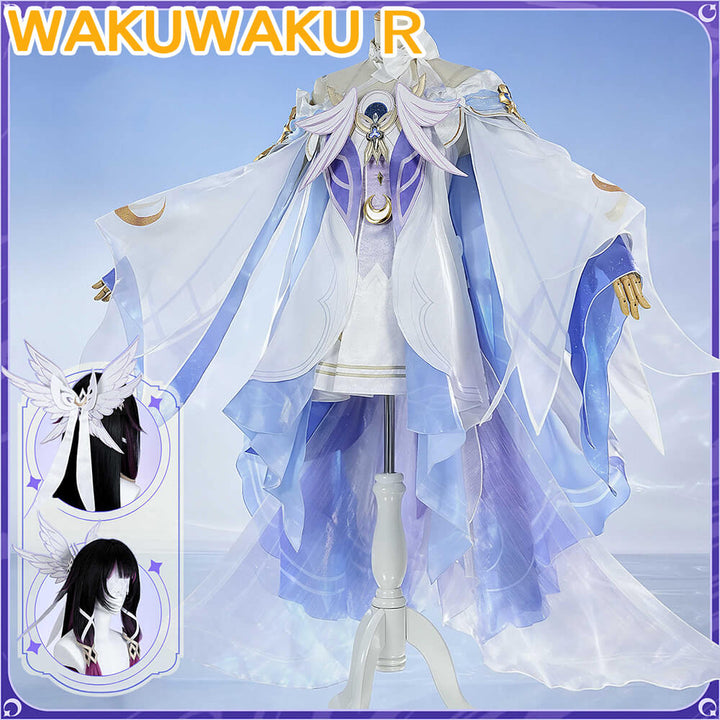 【First Batch in January】Columbina Cosplay Costume Game Genshin Impact WakuWaku-R Women Maiden Dress