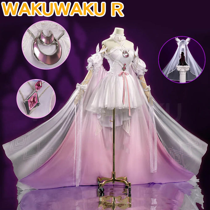 【First Batch in early Jan.】Columbina Cosplay Costume Game Genshin Impact WakuWaku-R Fes NodKrai Women Dress
