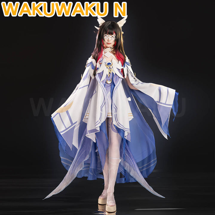 【In Stock】Columbina Costume WakuWaku-N Game Genshin Impact Cosplay Moon Maiden Song of the Welkin Moon NodKrai Nod Krai