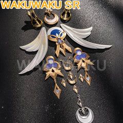 WakuWaku-SR Game Genshin Impact Columbina Cosplay Women Maiden Dress
