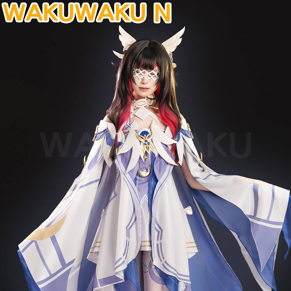 【In Stock】Columbina Costume WakuWaku-N Game Genshin Impact Cosplay Moon Maiden Song of the Welkin Moon NodKrai Nod Krai