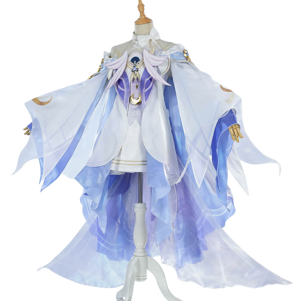 WakuWaku-R Game Genshin Impact Columbina Cosplay Women Maiden Dress