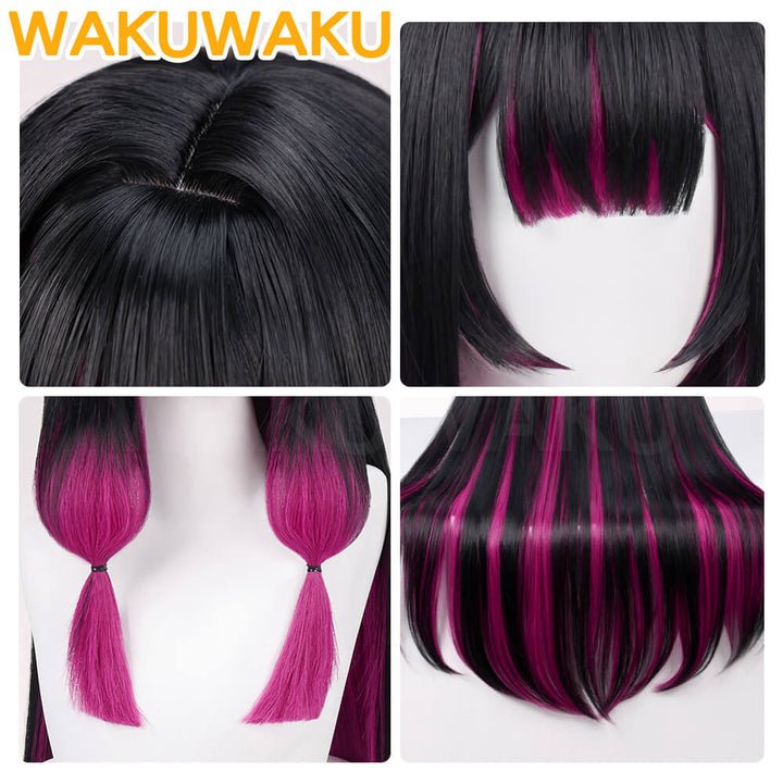 【In Stock】Columbina Wig Game Genshin Impact WakuWaku Women Long Hair Halloween Cosplay