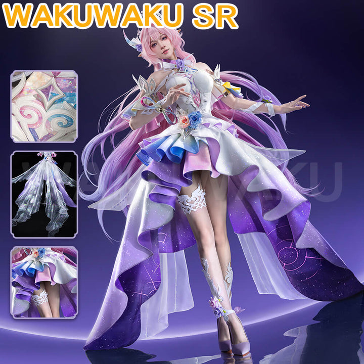 Cyrene SP Cosplay Costume Game Honkai: Star Rail WakuWaku-SR HSR Women Cute Dress Cyrene Costume Cosplay Mental Accessories