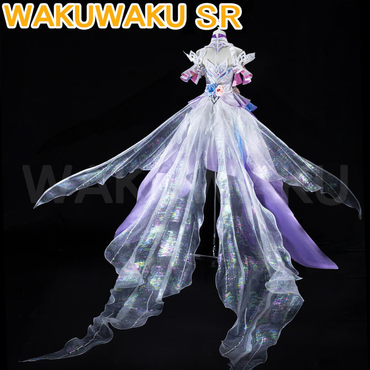 Cyrene SP Cosplay Costume Game Honkai: Star Rail WakuWaku-SR HSR Women Cute Dress Cyrene Costume Cosplay Mental Accessories