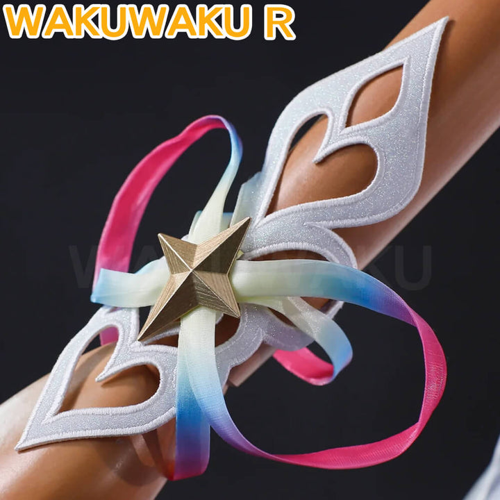 Cyrene SP Cosplay Costume Game Honkai: Star Rail WakuWaku-R HSR Women Cute Dress Cyrene Costume Halo Cosplay Mental Accessories