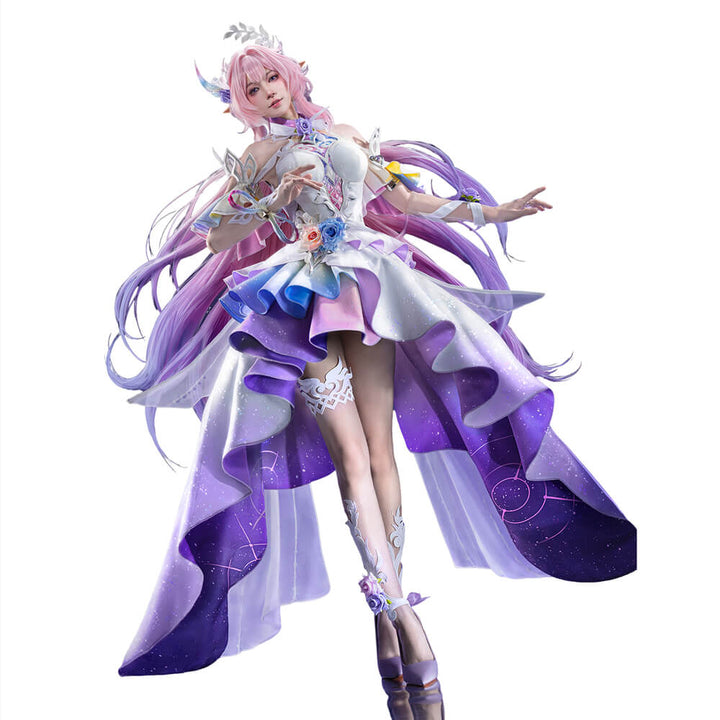 Cyrene SP Cosplay Costume Game Honkai: Star Rail WakuWaku-SR HSR Women Cute Dress Cyrene Costume Cosplay Mental Accessories