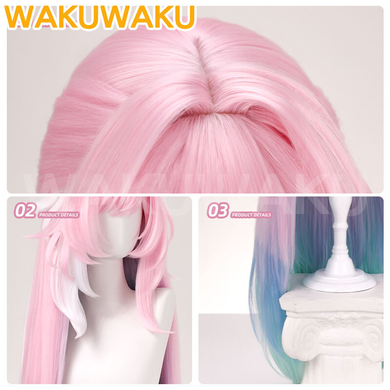 【In Stock】WakuWaku Cyrene Wig Game Honkai: Star Rail HSR Women Pink Hair