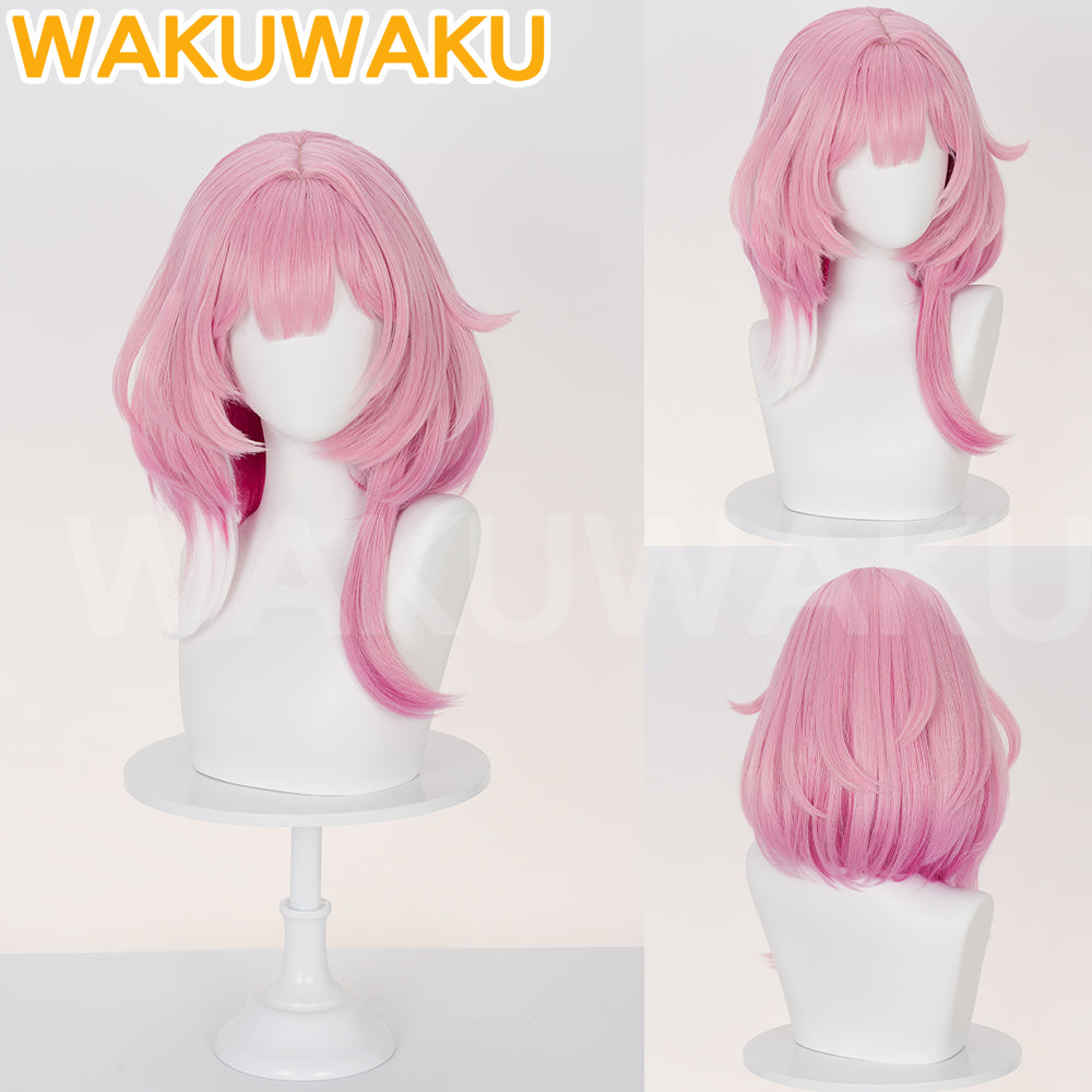 【In Stock】WakuWaku Cyrene Wig Game Honkai: Star Rail HSR Women Pink Hair