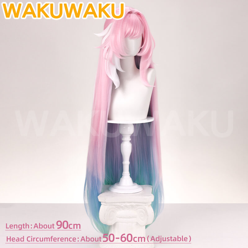 【In Stock】WakuWaku Cyrene Wig Game Honkai: Star Rail HSR Women Pink Hair