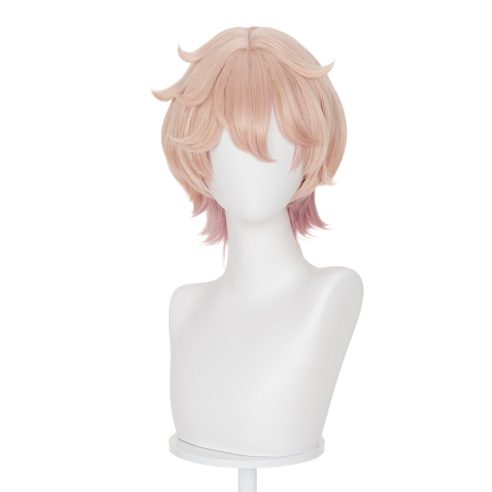 Dahlia Wig Game Genshin Impact WakuWaku Men Short Hair High Heat Resistant Wig Mondstadt Dahlia Cosplay