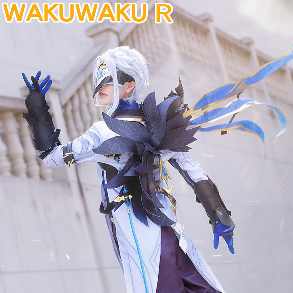 WakuWaku-R Game Genshin Impact Dottore Cosplay Fatui Men Zandik The Doctor Costume