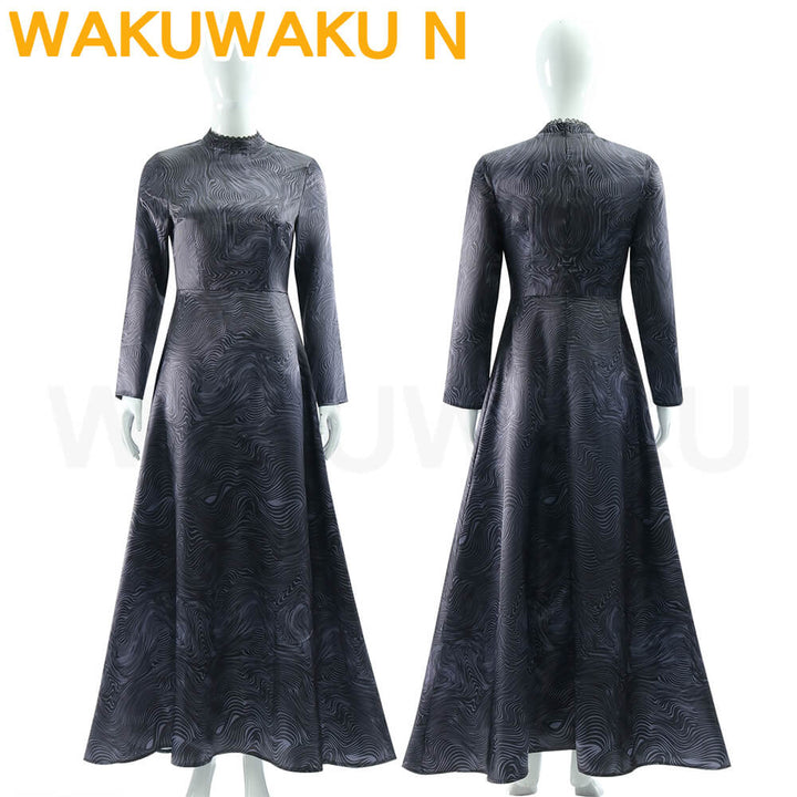 【In Stock】Elphaba‌ Cosplay Costume WakuWaku-N Wicked Black Dress Cloak Women
