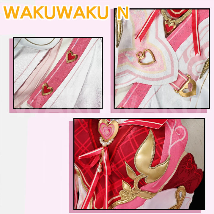 Elysia Cosplay Costume Game Honkai Impact 3rd WakuWaku-N Cosplay Messenger Of Love Elysia Halloween Cosplay