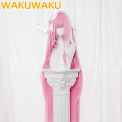 【In Stock】WakuWaku Game Honkai Impact 3rd Elysia Cosplay Wig Long 112CM Pink Hair