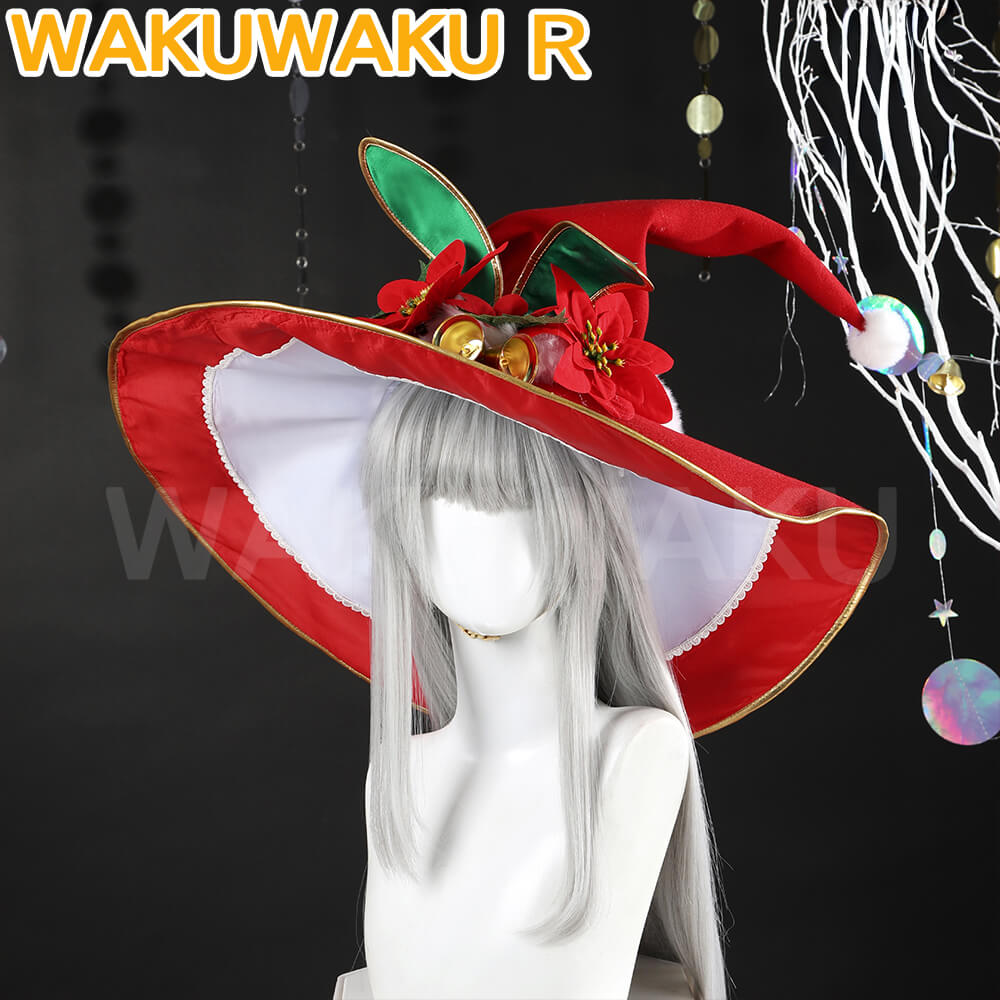 Emilia Cosplay Costume Anime RE: ZERO WakuWaku-R Women Christmas Sexy Red Dress