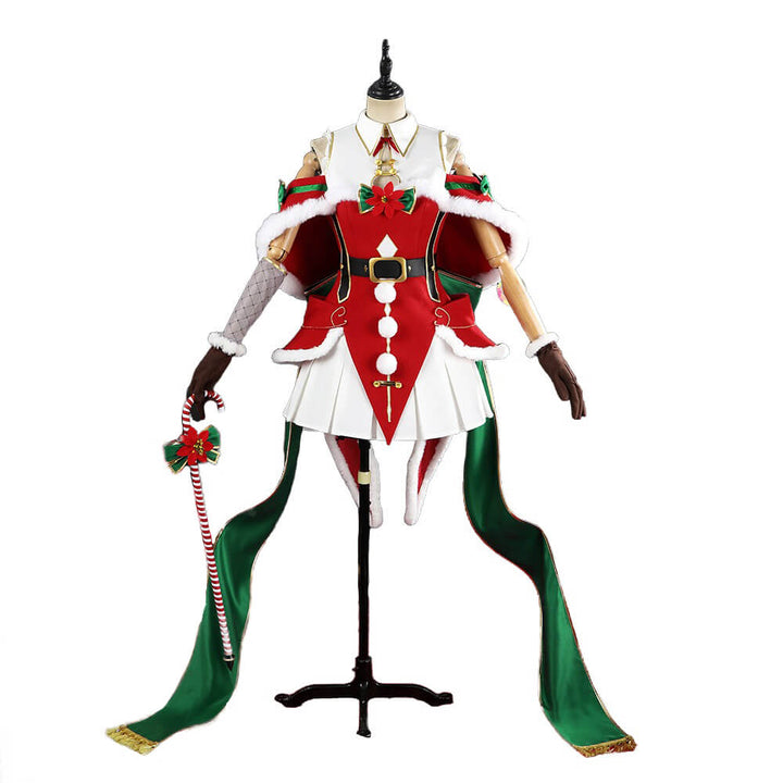 Emilia Cosplay Costume Anime RE: ZERO WakuWaku-R Women Christmas Sexy Red Dress