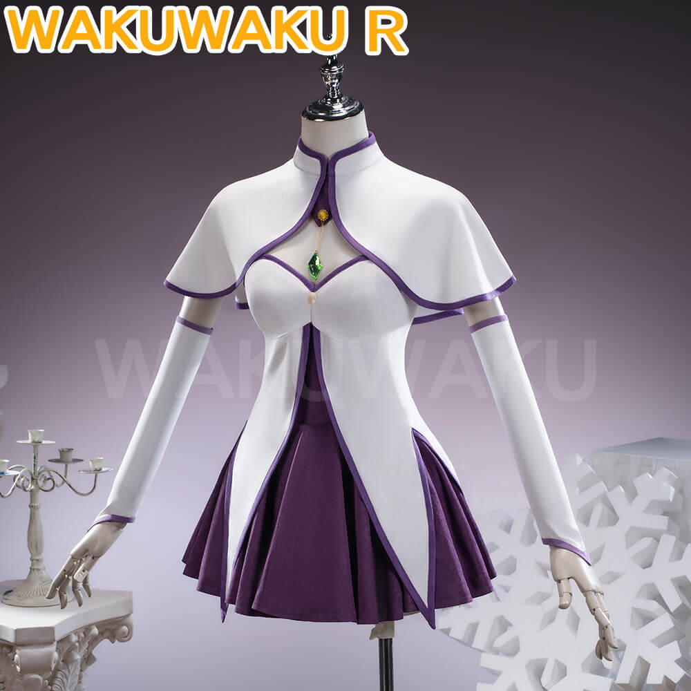 Anime Re:Life In A Different World From Zero Emilia Cosplay Costume